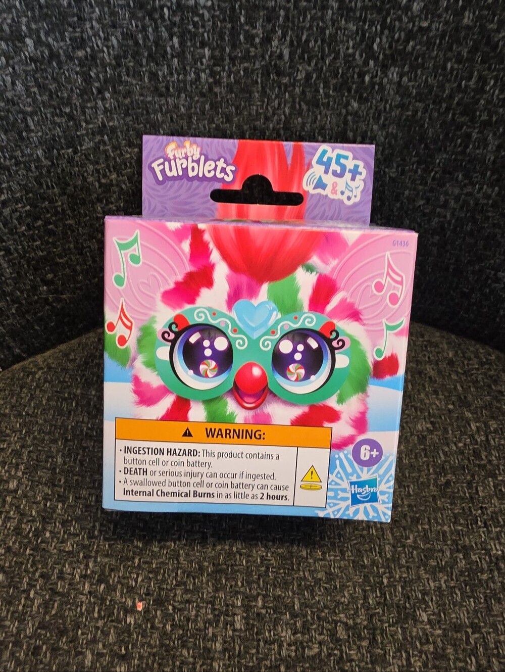 NIB Mini Furby Furblets Pep-Mint Christmas Holiday Fun Stocking Stuffer